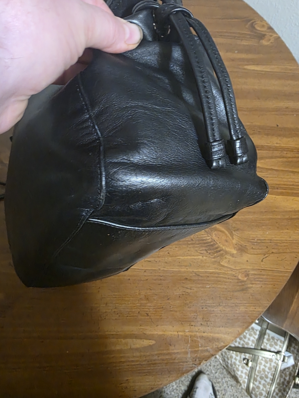 Coach Collette In Black Cowhide,buttery Soft Leather - Picture 7 of 16